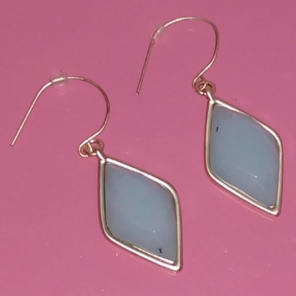 Spartina 449 Jewelry - Spartina 449 Sea Foam Quartz 18K Gold Earrings